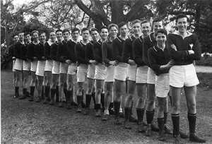 2nd Football XVIII, Cameron second from right